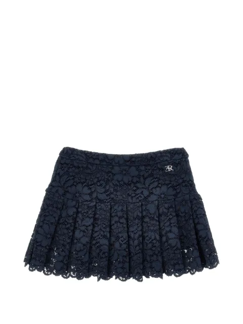 Ermanno Scervino Junior pleated lace skirt