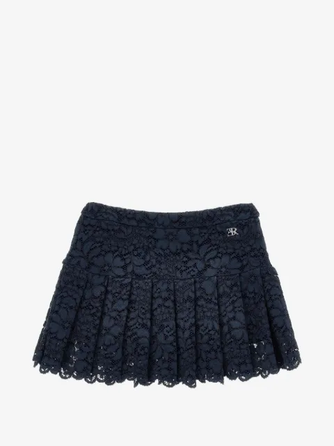 Ermanno Scervino Junior pleated lace skirt
