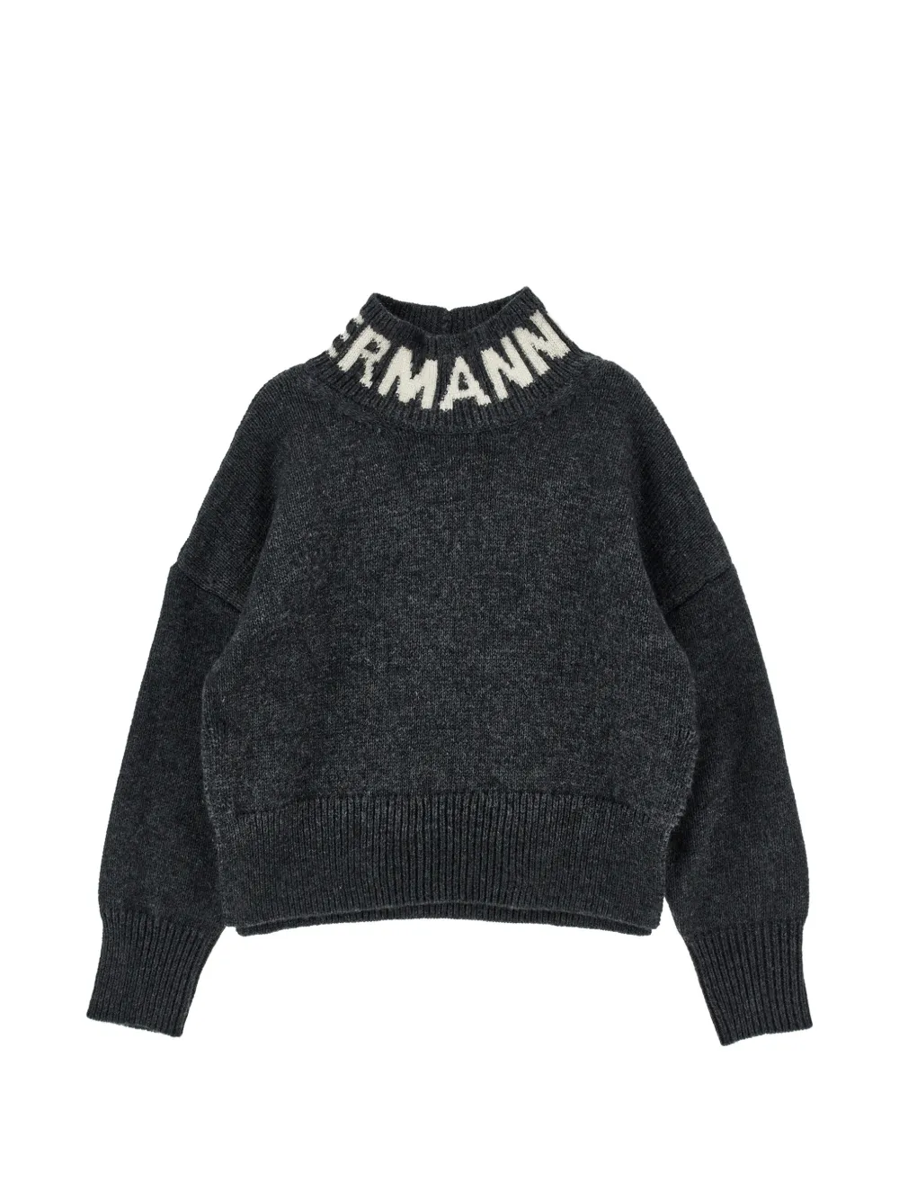 Ermanno Scervino Junior Maglione con scollo a V - Grigio