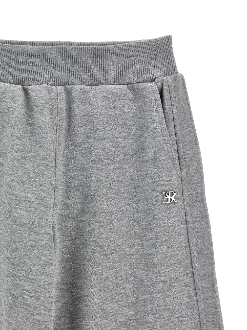 Ermanno Scervino Junior Broek met wijde pijpen Grijs