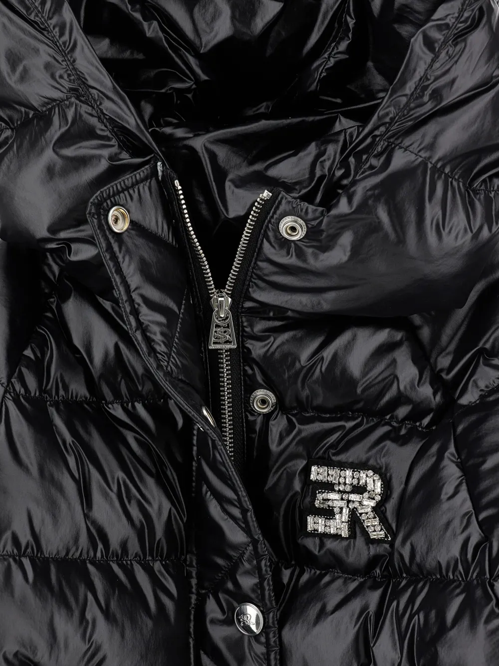 Ermanno Scervino Junior Jack met logopatch Zwart