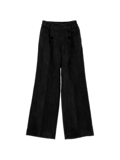 Ermanno Scervino Junior corduroy double-breasted trousers