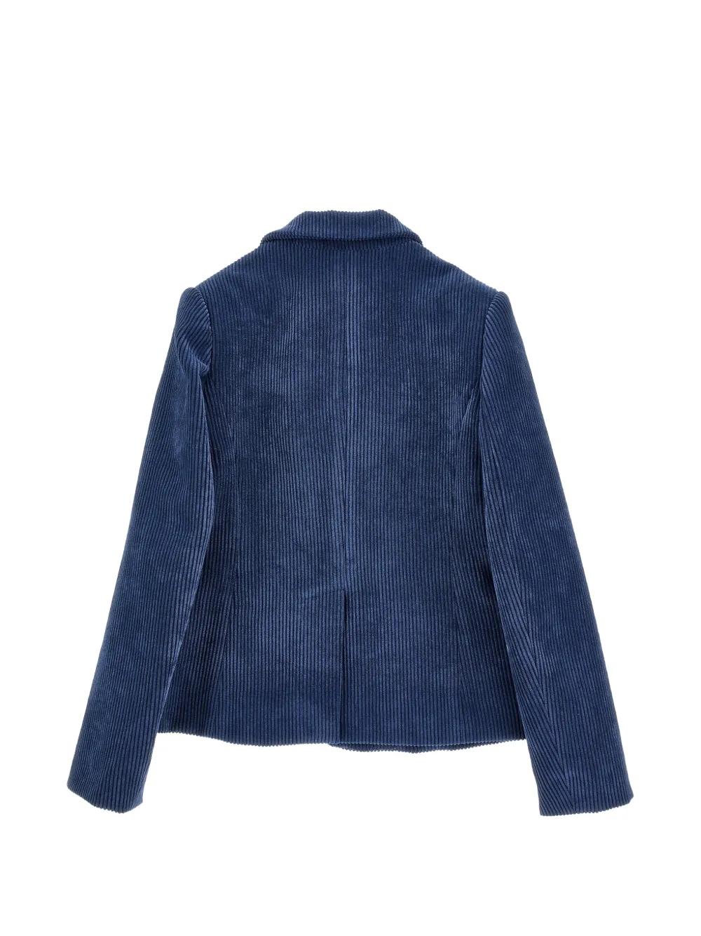 Ermanno Scervino Junior Ribfluwelen blazer verfraaid met kristallen Blauw