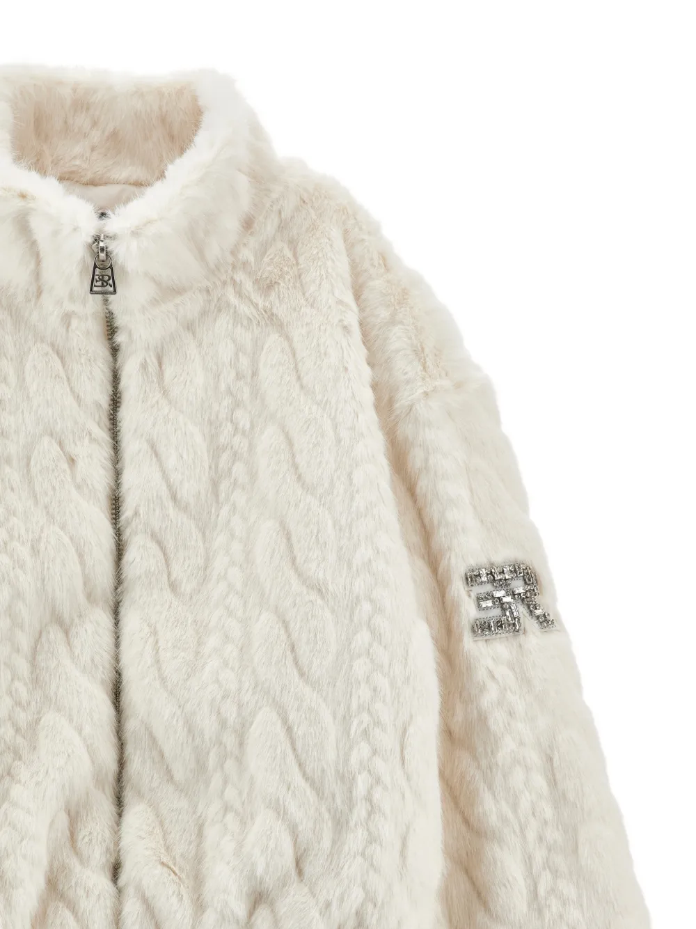 Ermanno Scervino Junior Kabelgebreid jack Beige