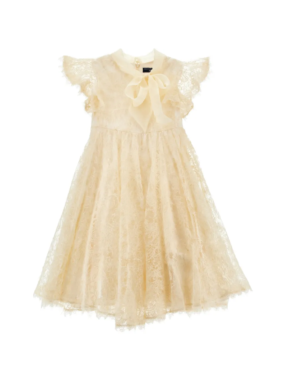 Ermanno Scervino Junior Abito con fiocco - Toni neutri