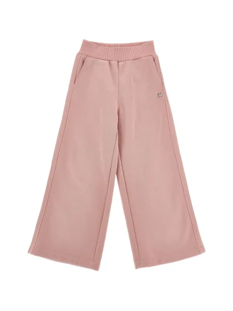 Ermanno Scervino Junior pants anchos con placa del logo