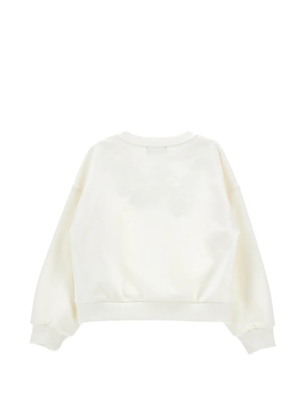 Ermanno Scervino Junior Trui met geborduurde bloemen Beige