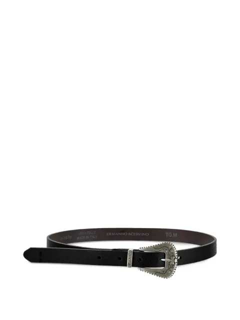 Ermanno Scervino Junior engraved leather belt