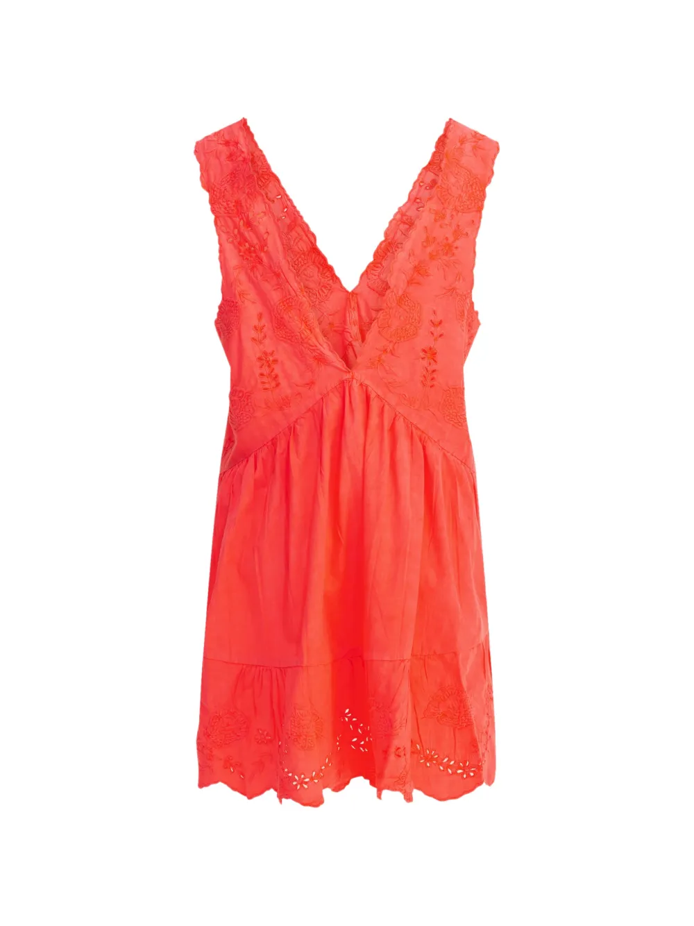 Juliet Dunn Mini-jurk met V-rug Roze
