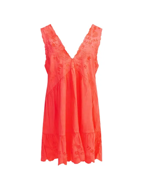Juliet Dunn v-back mini dress