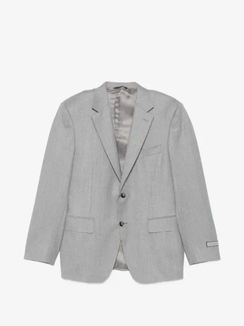 Canali Blazer monopetto con revers a lancia