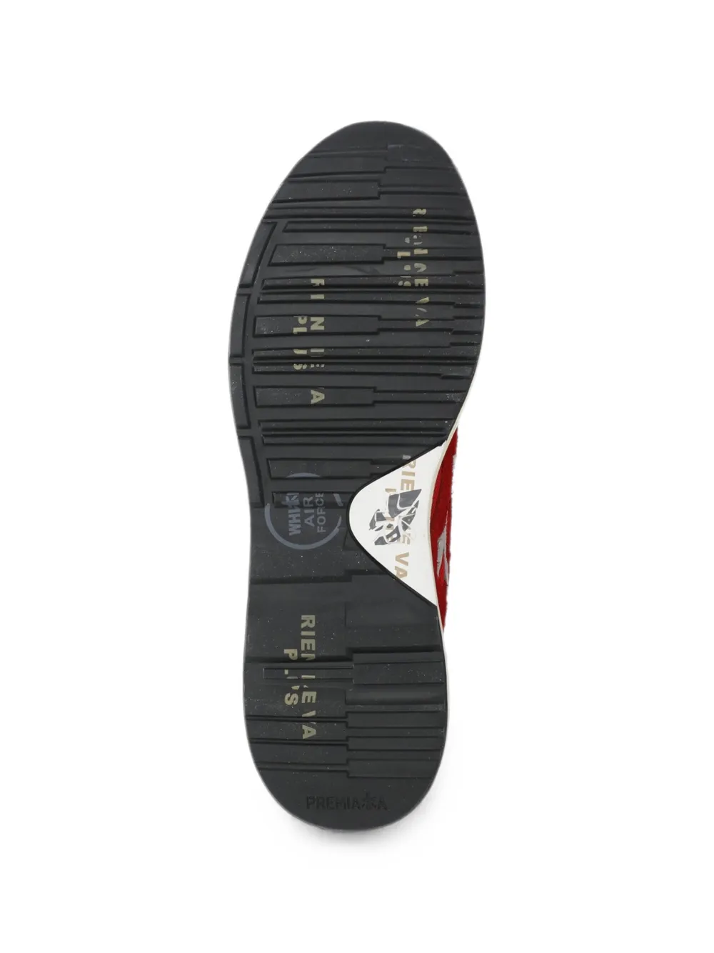 Premiata Mick logo-patch sneakers Rood