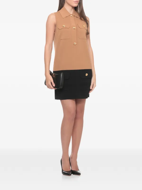 Elisabetta Franchi ノースリーブ ドレス | ニュートラル | FARFETCH JP