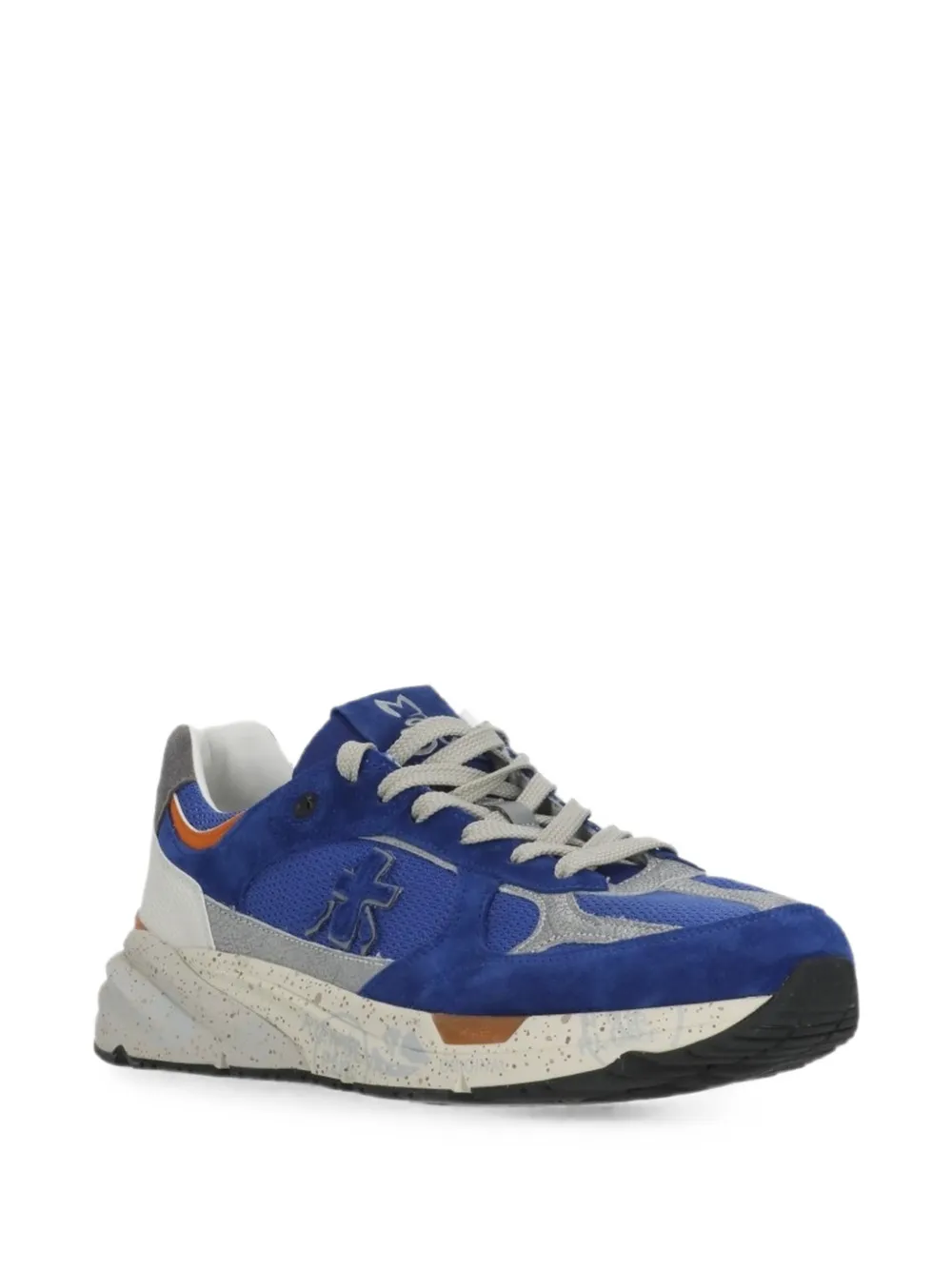 Premiata Mase panelled sneakers Blauw