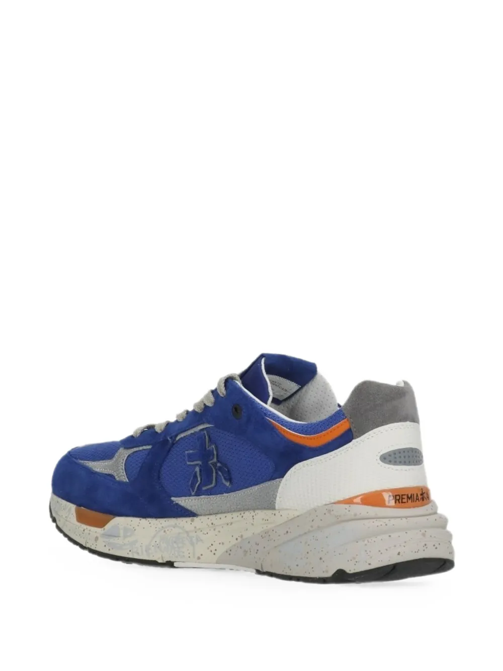 Premiata Mase panelled sneakers Blauw