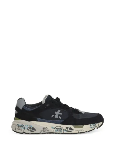 Premiata Mase logo-patch panelled sneakers