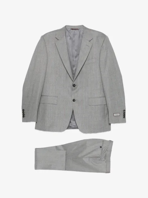 Canali pinstripe single-breasted suit