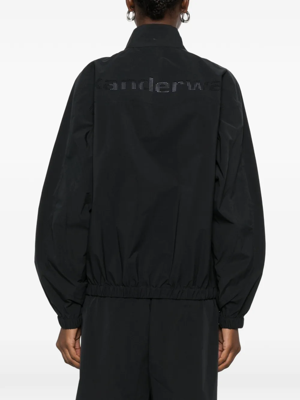 Alexander Wang Jack met geperforeerd logo en rits Zwart