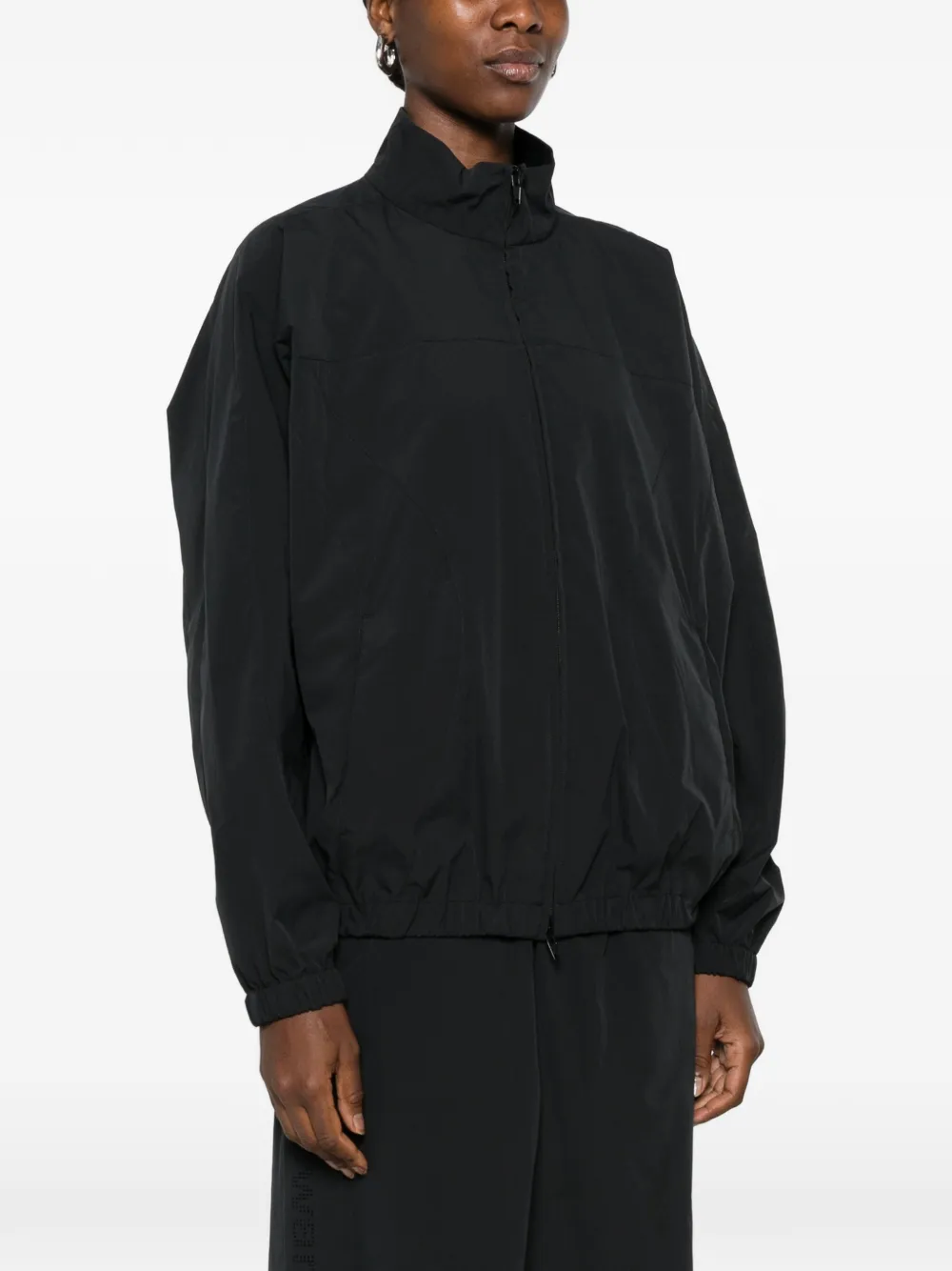 Alexander Wang Jack met geperforeerd logo en rits Zwart