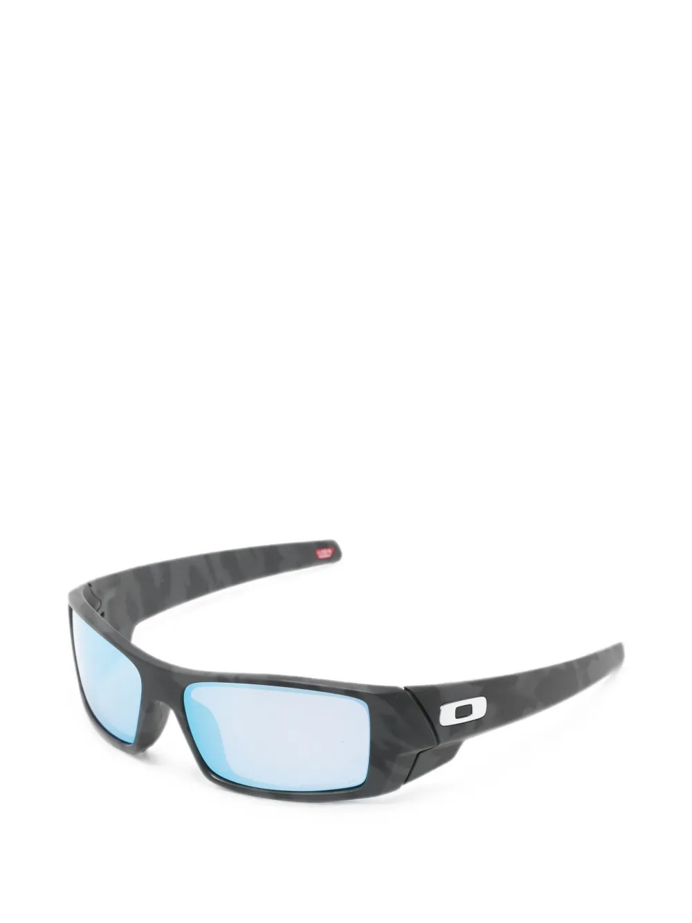 Oakley Zonnebril met vierkant montuur en camouflageprint Zwart