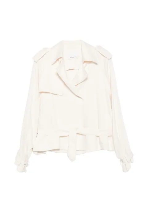 The Frankie Shop belted storm-flap jacket