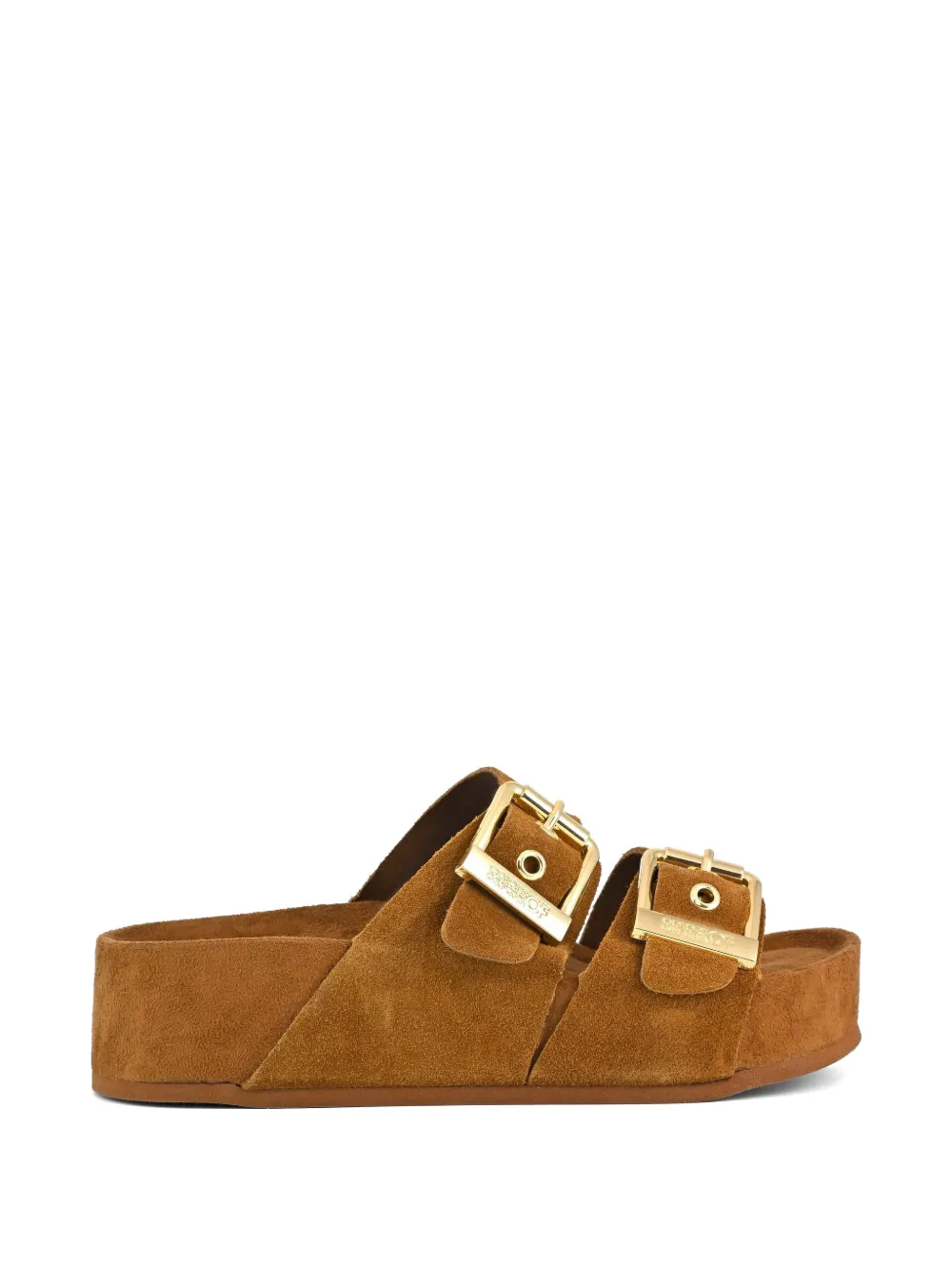 Colors Of California Dune sandalen met gespsluiting Bruin