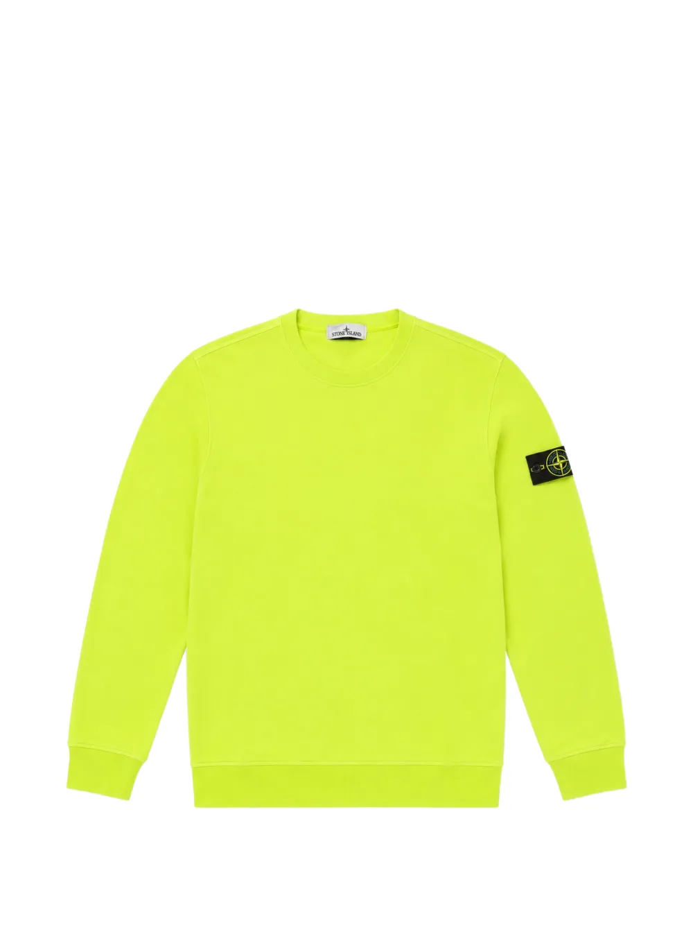 Stone Island Junior compass-patch sweatshirt - Giallo