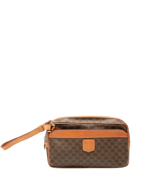 Celine Pre-Owned 2009 Macadam Coated Canvas clutch bag