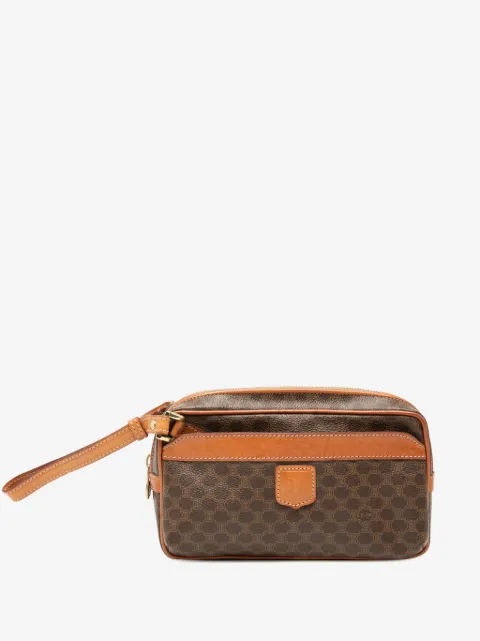 Celine Pre-Owned 2009 Macadam Coated Canvas clutch bag