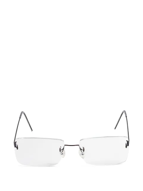 Lindberg rimless rectangle-frame glasses