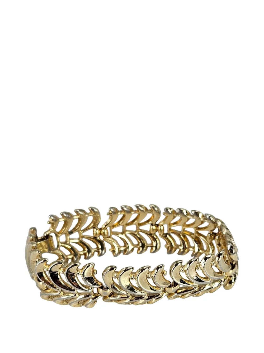 Madison wave-motif gold-tone bracelet - Oro