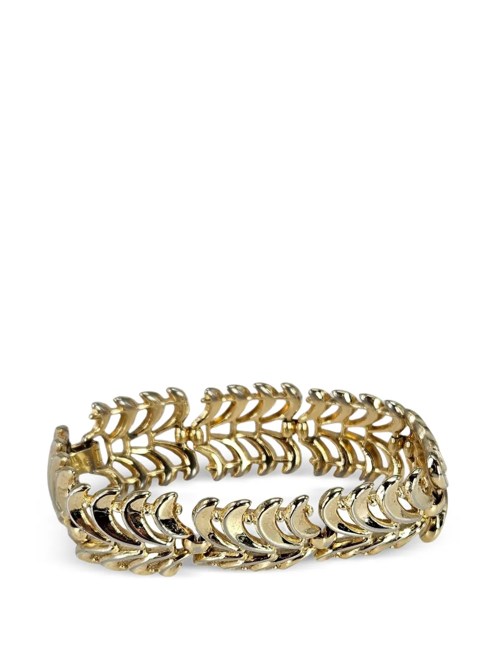 Madison wave-motif gold-tone bracelet - Oro