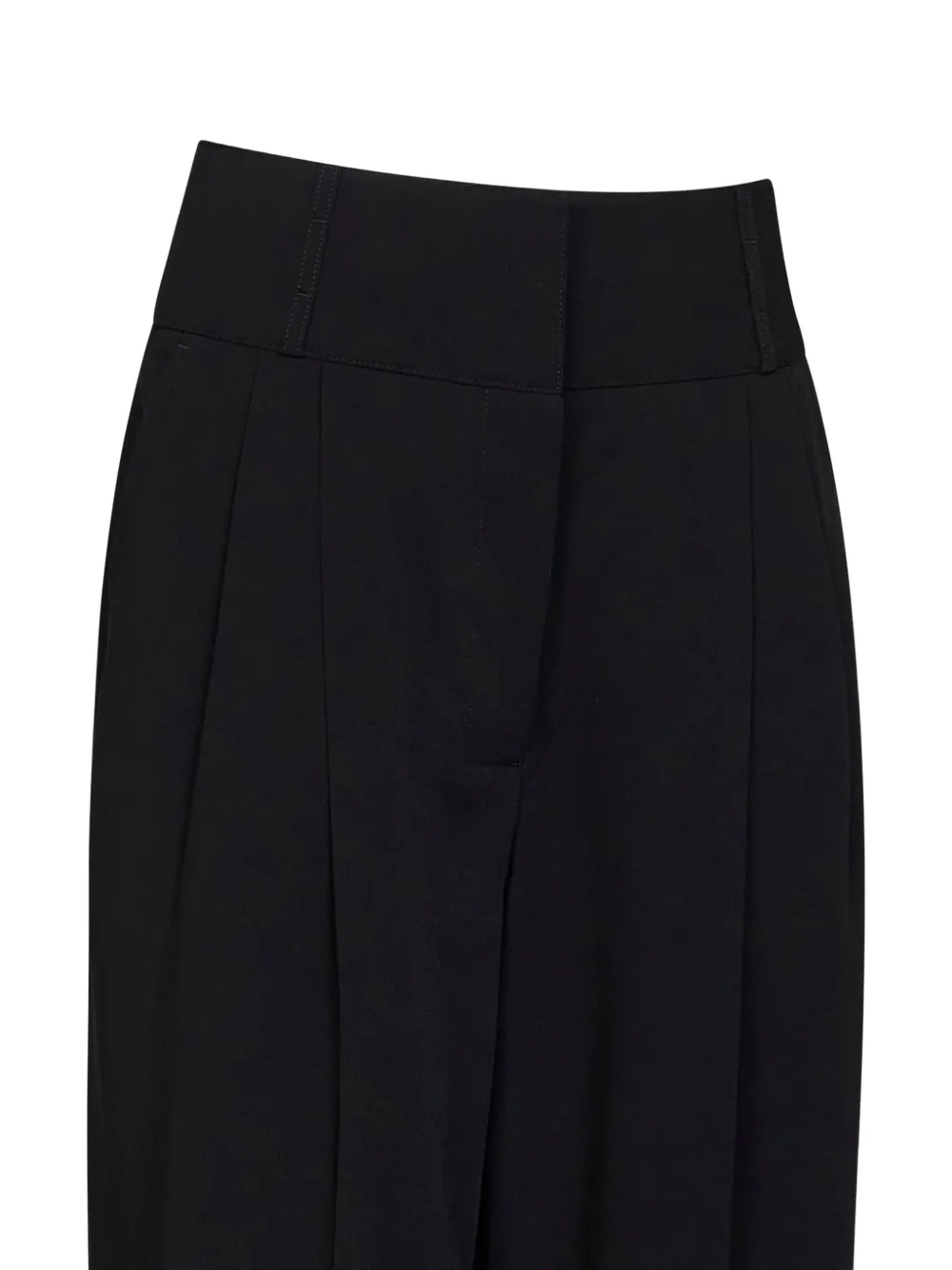TOTEME Geplooide broek Zwart