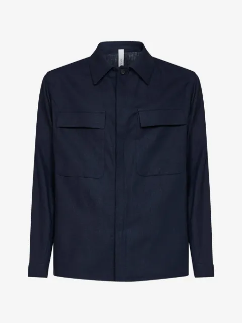 Hevo Specchiolla flap-pocket shirt