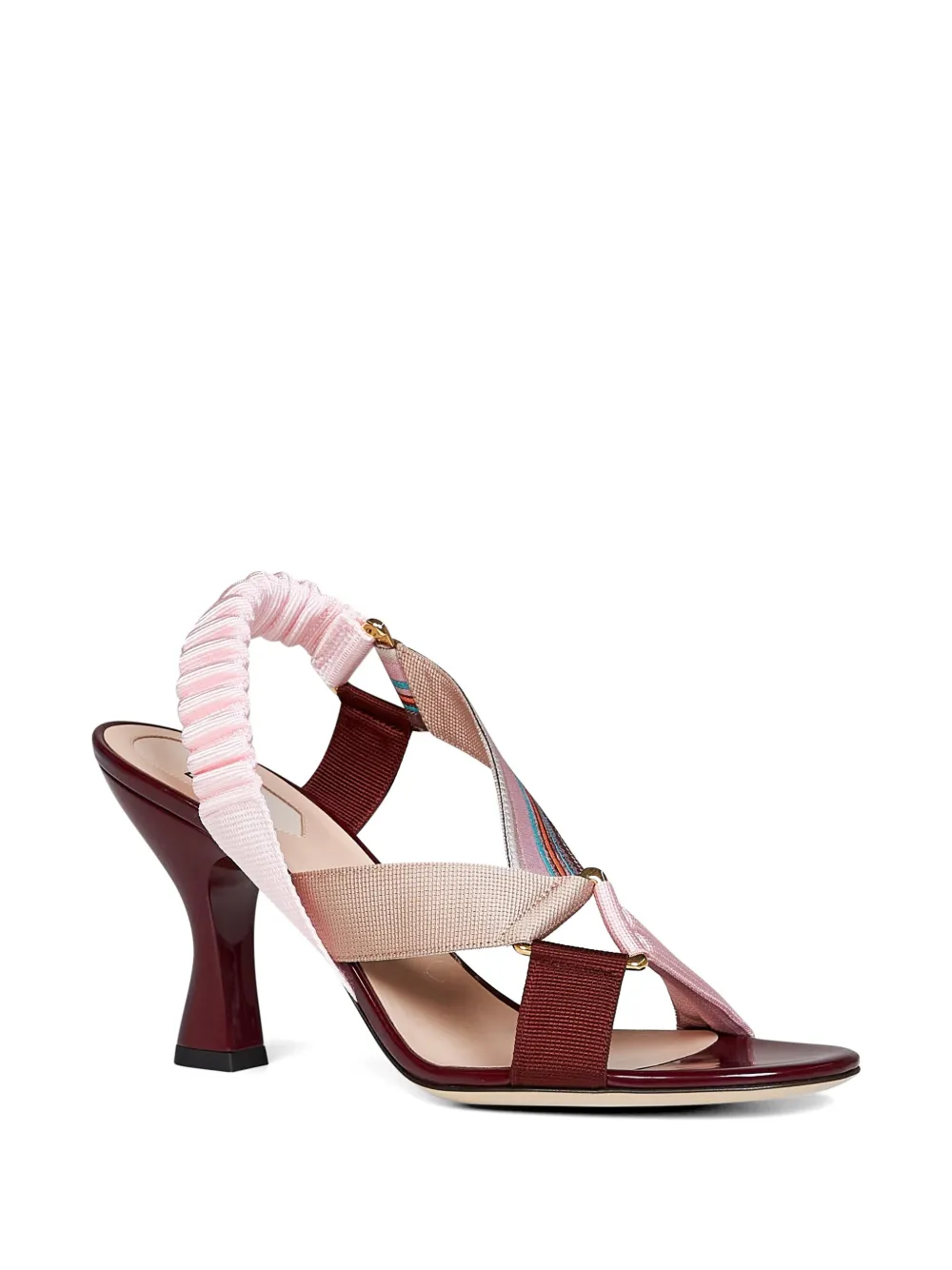 FENDI elasticated-strap sandals Roze