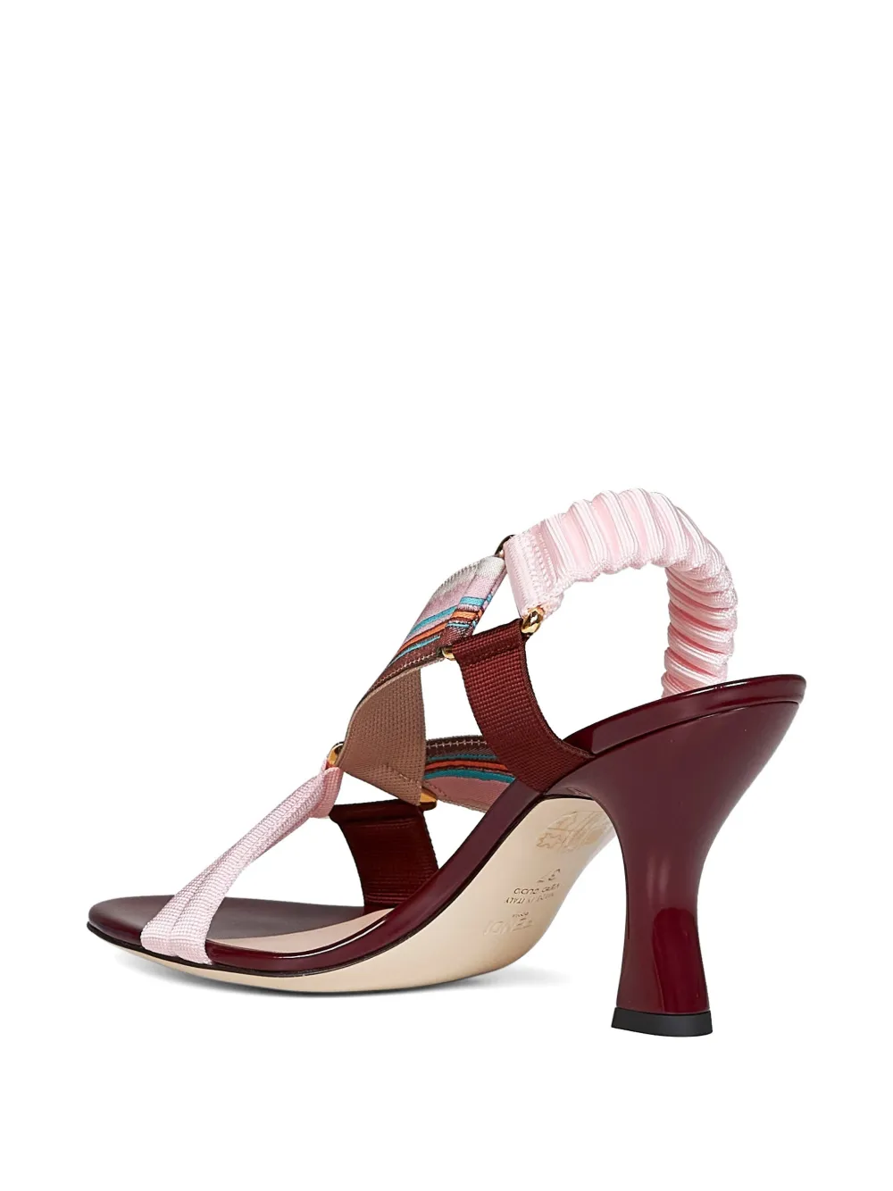 FENDI elasticated-strap sandals Roze