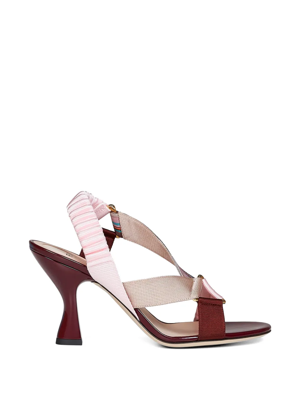 FENDI elasticated-strap sandals Roze