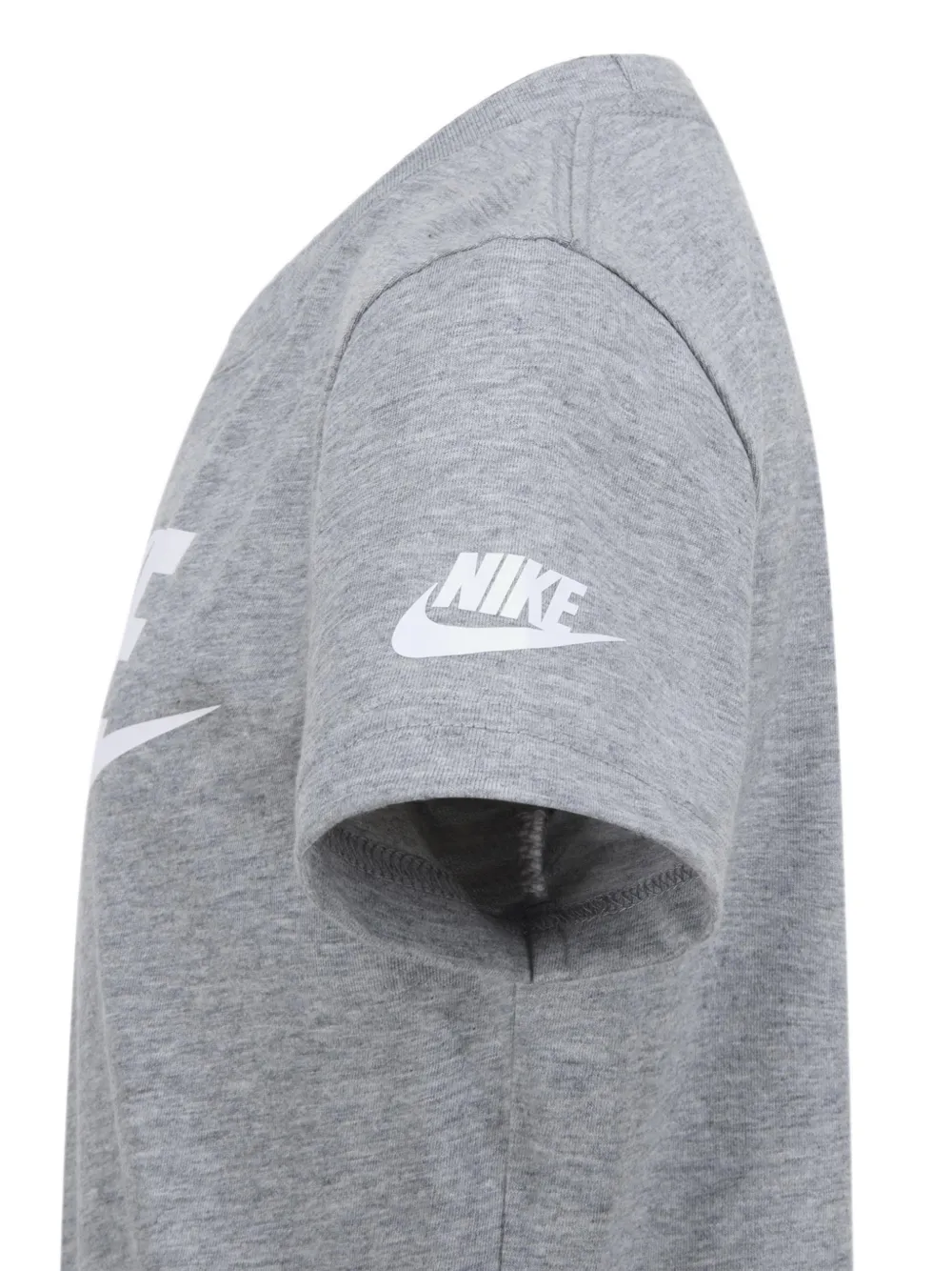 Nike Kids T-shirt met logoprint Grijs