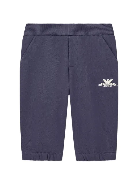 Emporio Armani Kids logo-embroidered track pants