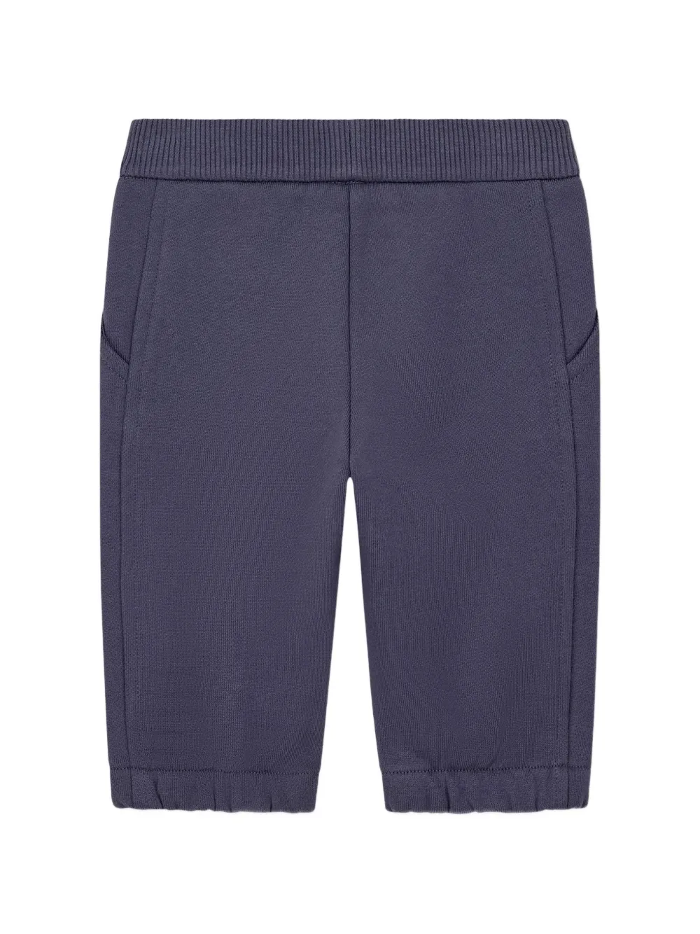 Emporio Armani Kids Trainingsbroek met geborduurd logo Blauw