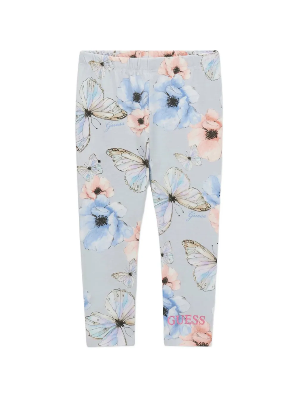 guess kids Pantaloni a fiori - Blu