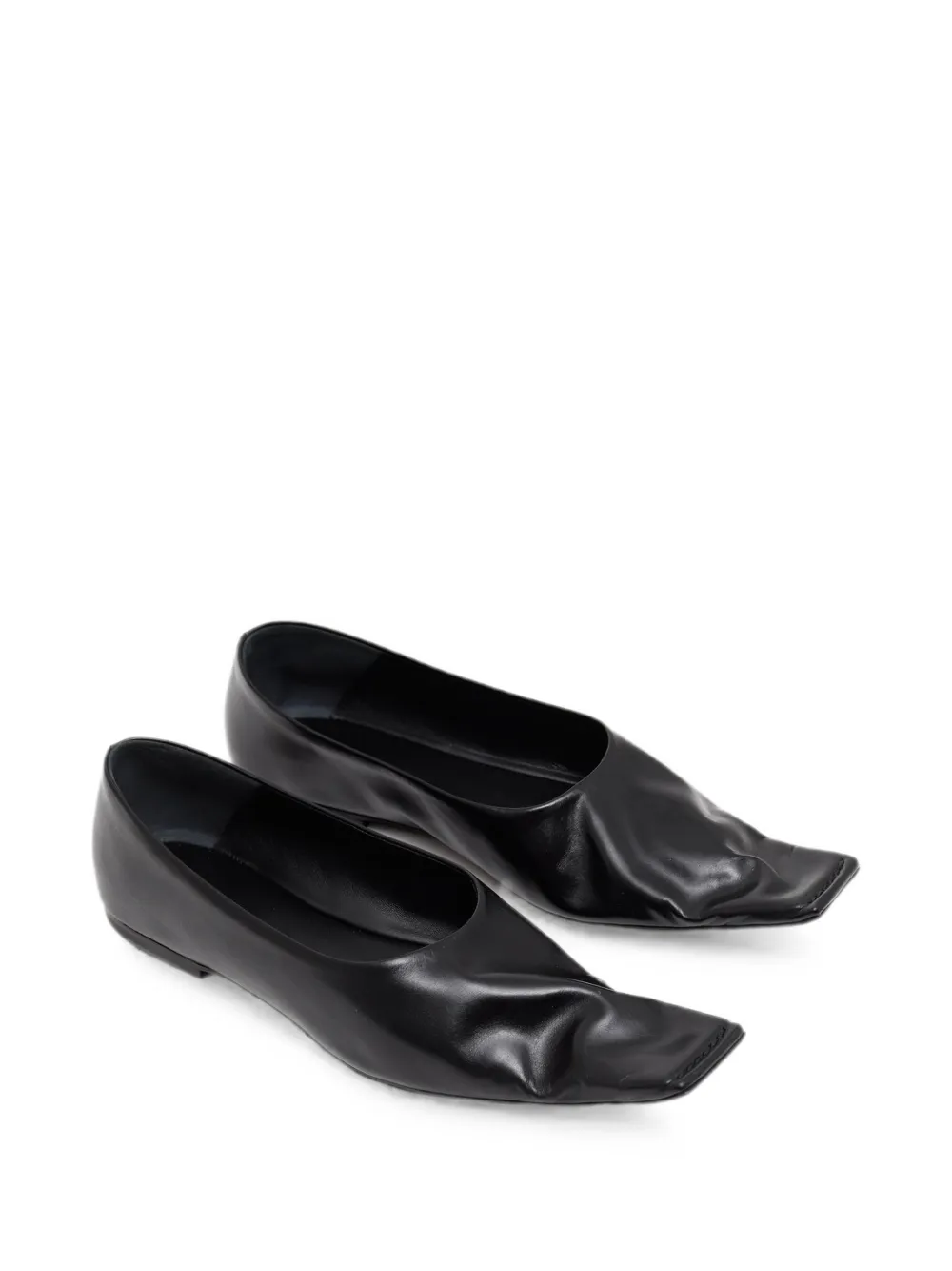 KHAITE Marlene ballet flats Zwart
