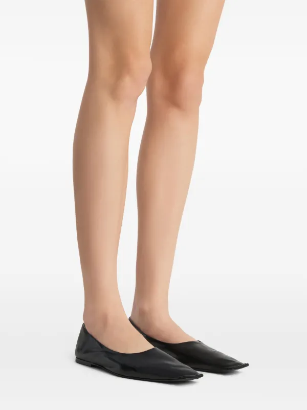 KHAITE Marlene Ballet Flats | Black | FARFETCH