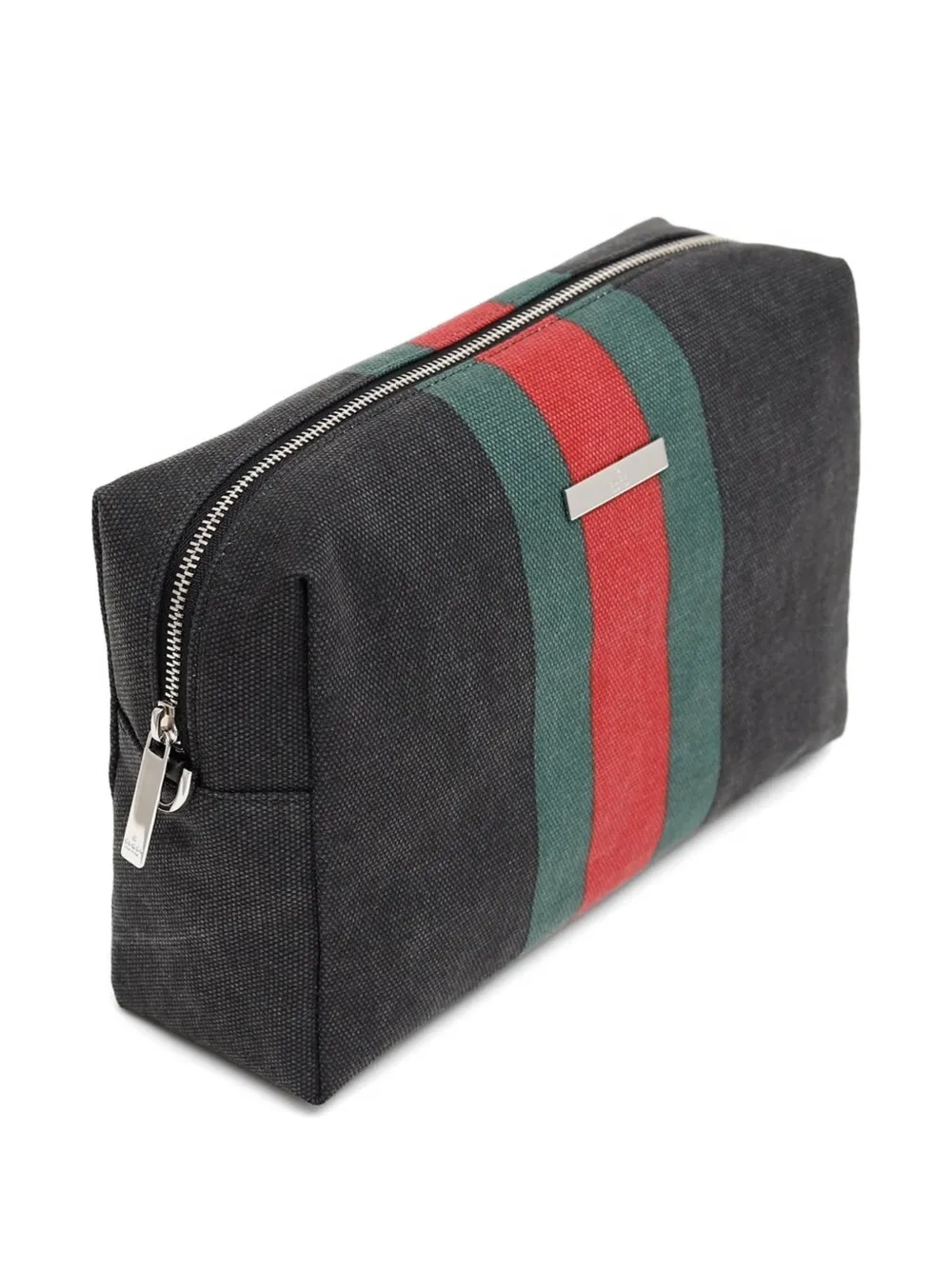 Gucci Positano clutch met logoplakkaat Zwart