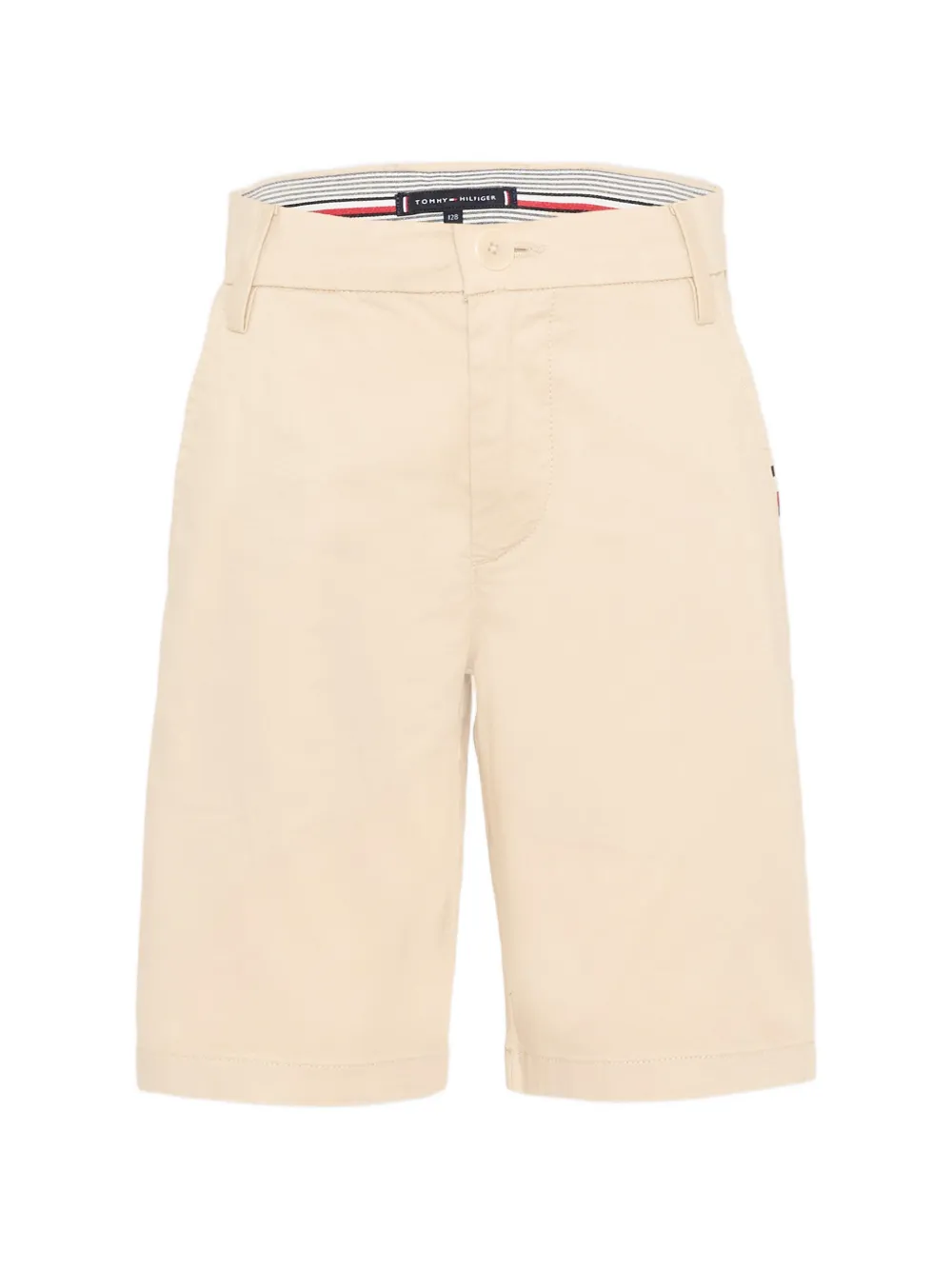 Tommy Hilfiger Junior logo-detail chino shorts - Neutrals