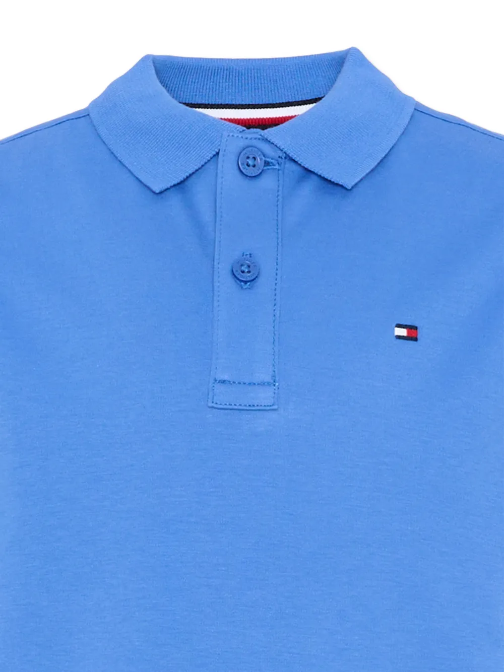 Tommy Hilfiger Junior Poloshirt met geborduurd logo Blauw