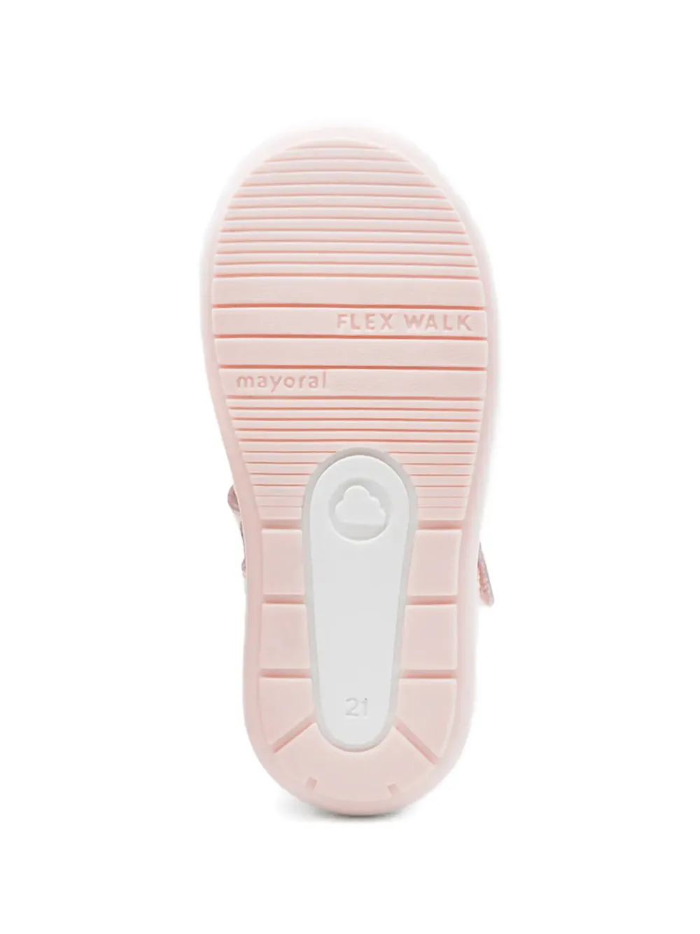 Mayoral Sneakers met klittenband en hartprint Roze