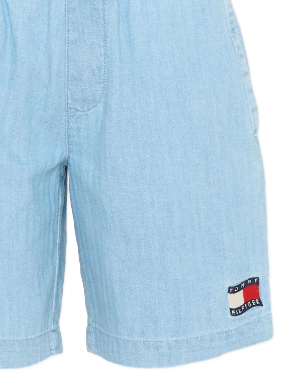 Tommy Hilfiger Junior Elastische shorts Blauw