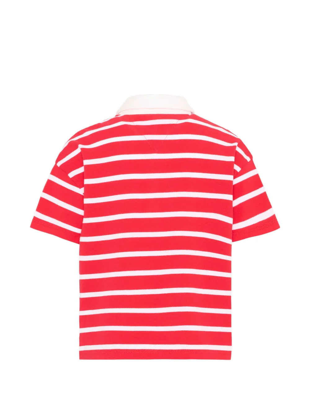 Tommy Hilfiger Junior Gestreept poloshirt Rood