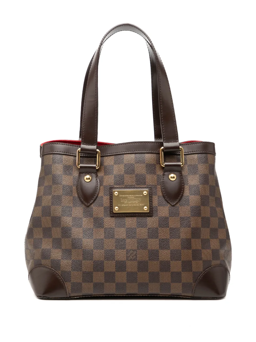Louis Vuitton Pre-Owned 2008 Damier Ebene Hampstead PM tote bag - Braun
